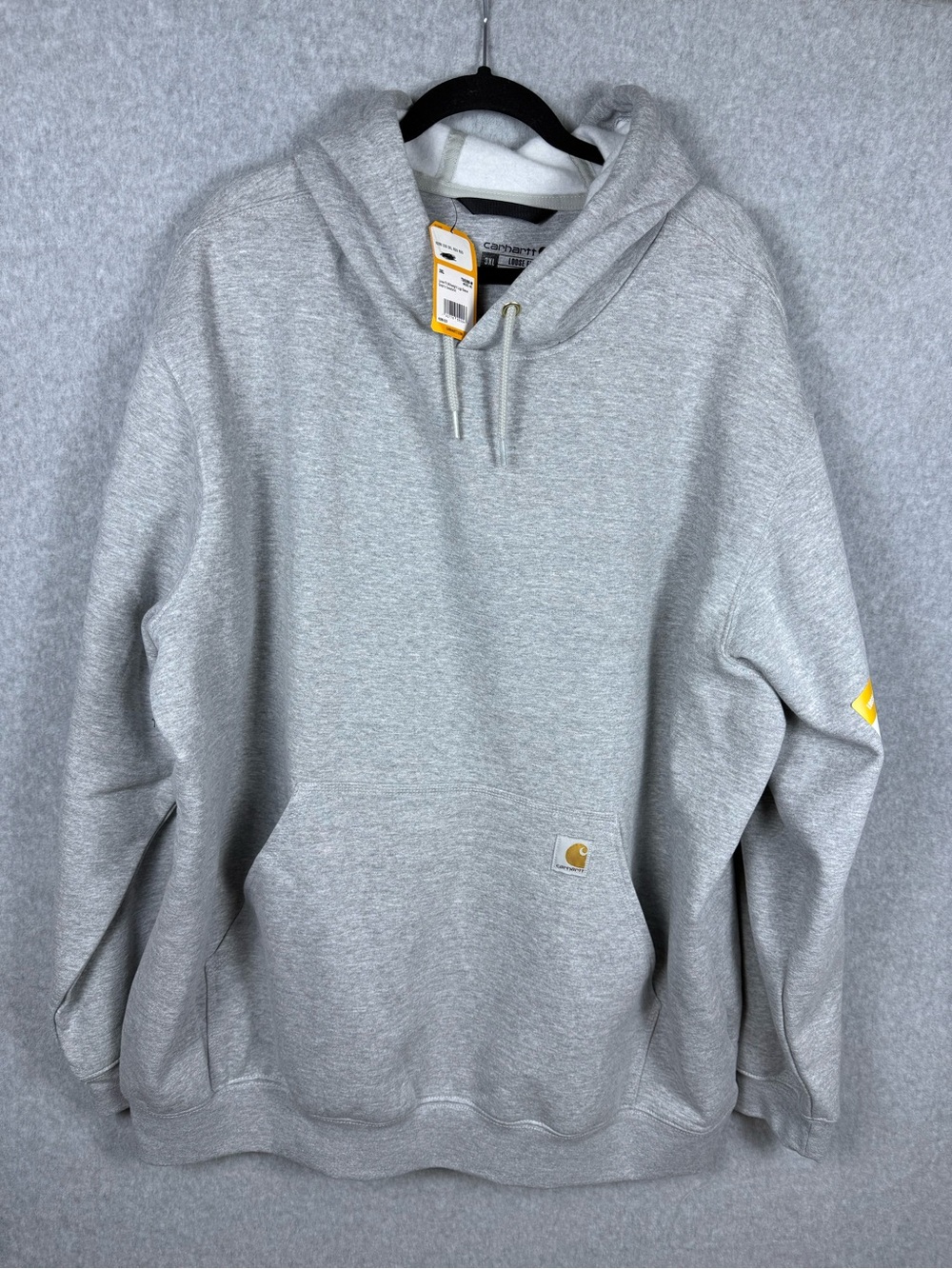 Carhartt 3XL Loose Fit Midweight Hoodie Gray Workwear Streetwear Gorpcore NWT